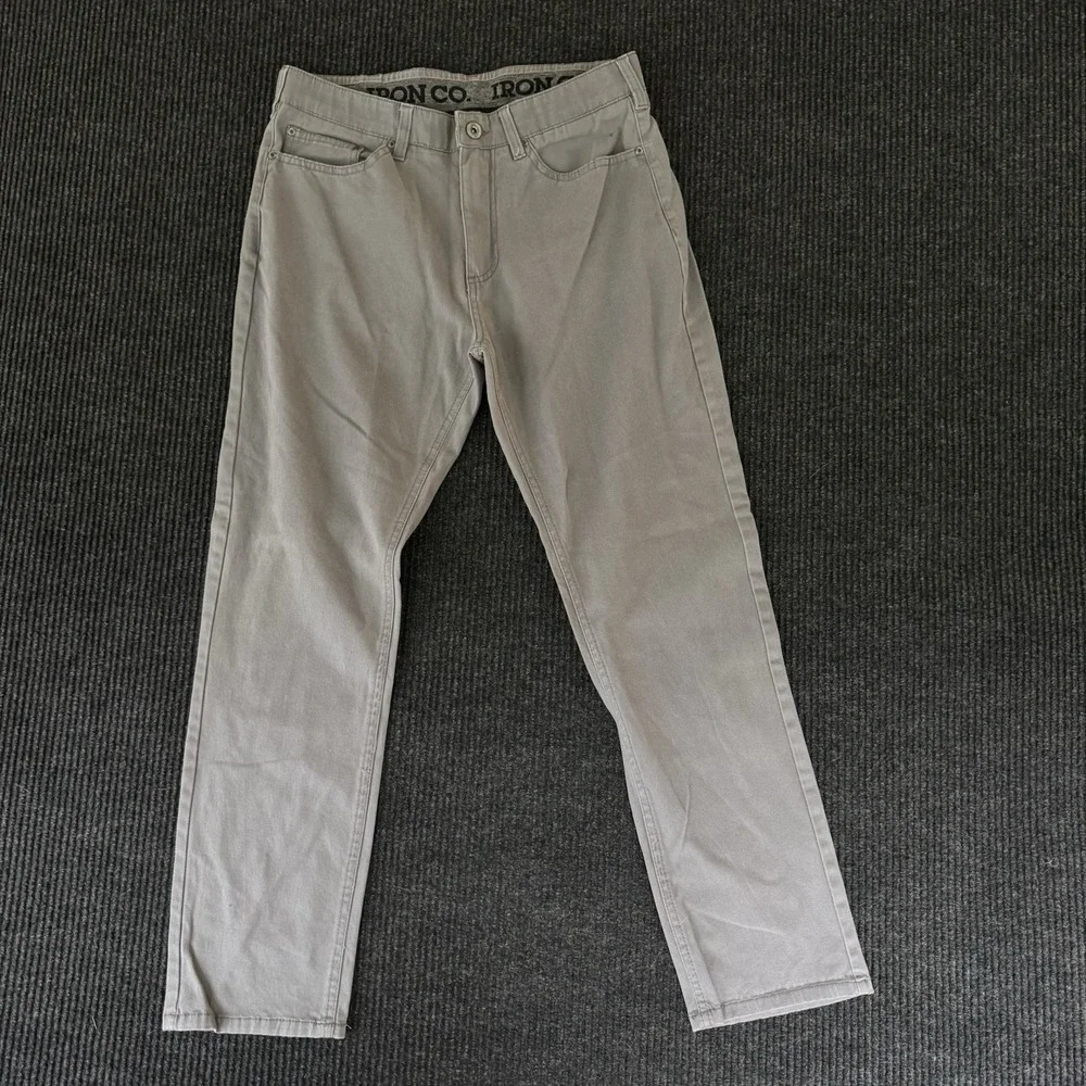 Iron Co. Jeans Men's 32x30 Denim Classic Comfort Waistband Straight Leg